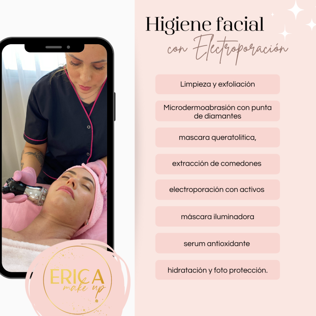 Higiene Facial con Electroporacion_